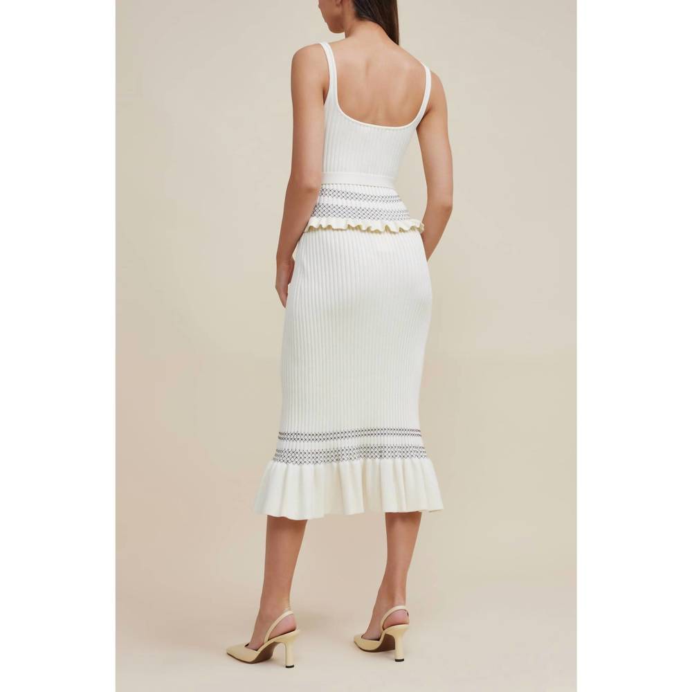 NEW ACLER pacific dress in cream mix - Picture 3 of 4